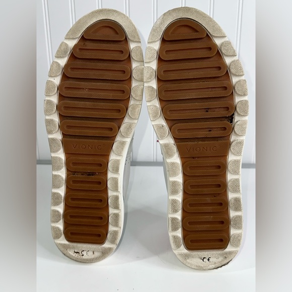 Vionic Simasa White Leather Shoes Orthotic Comfort Supportive Size 9 - Picture 8 of 14